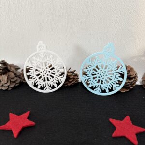 Weihnachtsanhänger „Schneeflocken-Ornament“