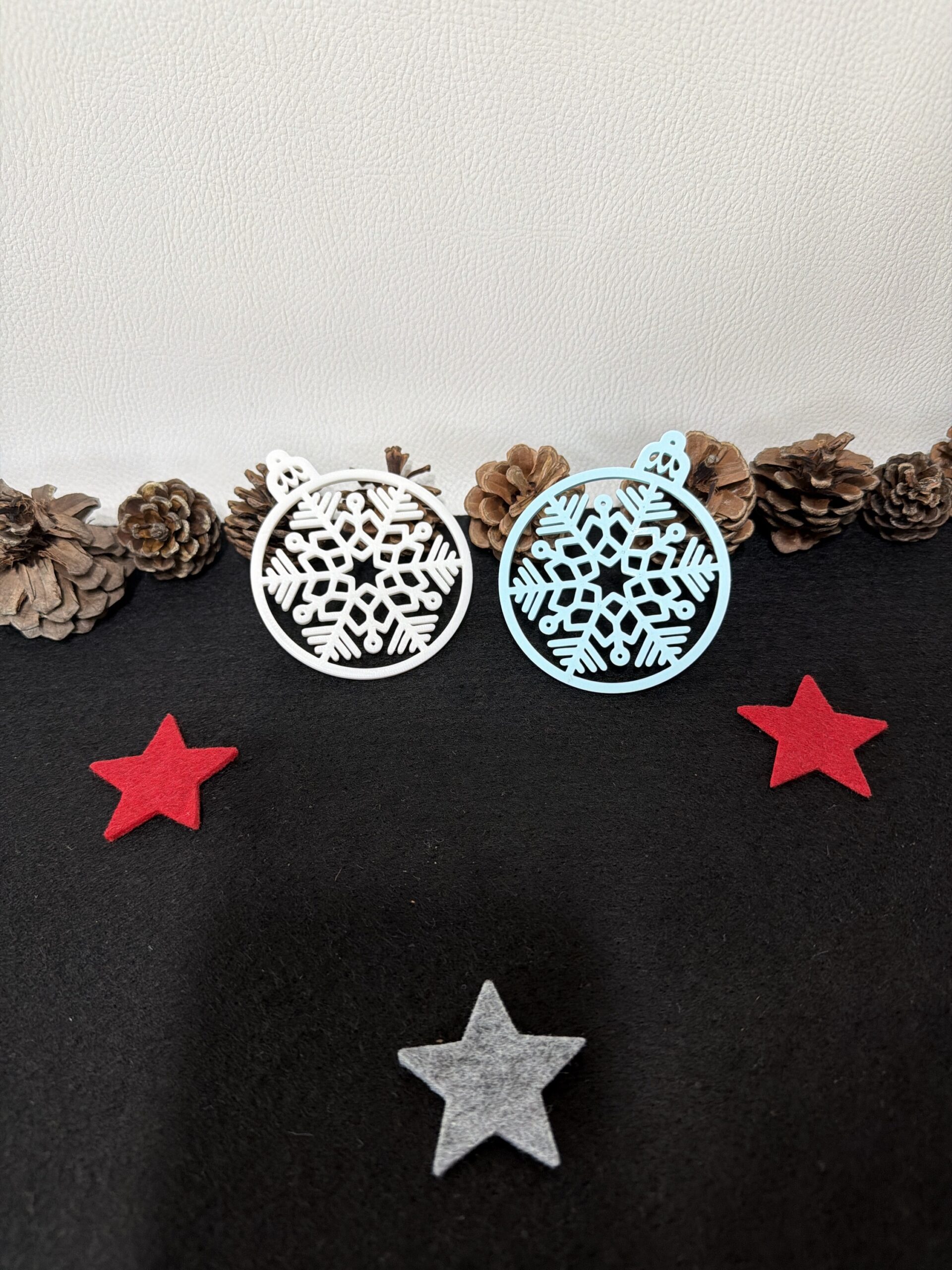 Weihnachtsanhänger „Klassische Schneeflocke“