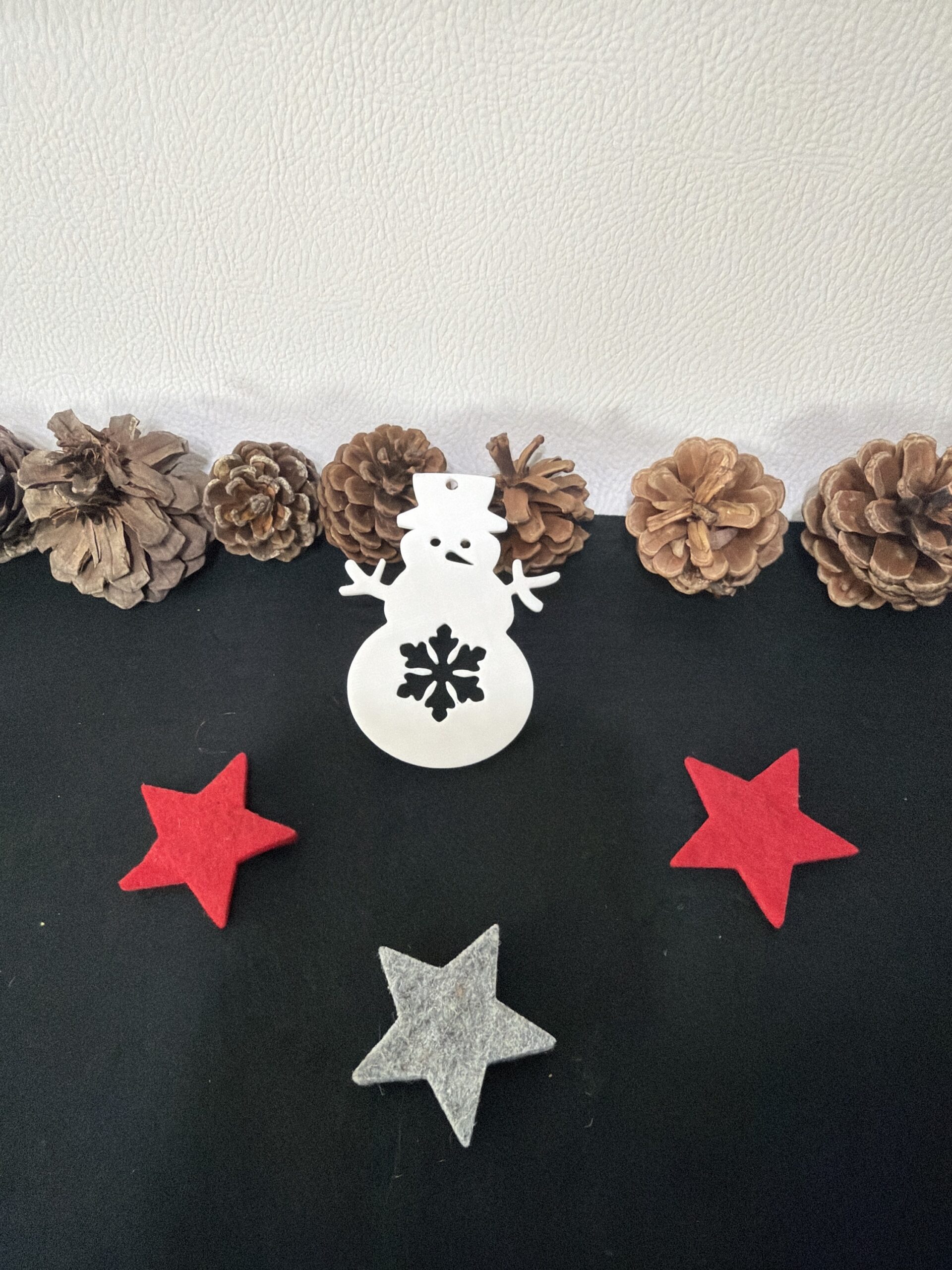 Weihnachtsanhänger „Schneemann“ – Bild 2