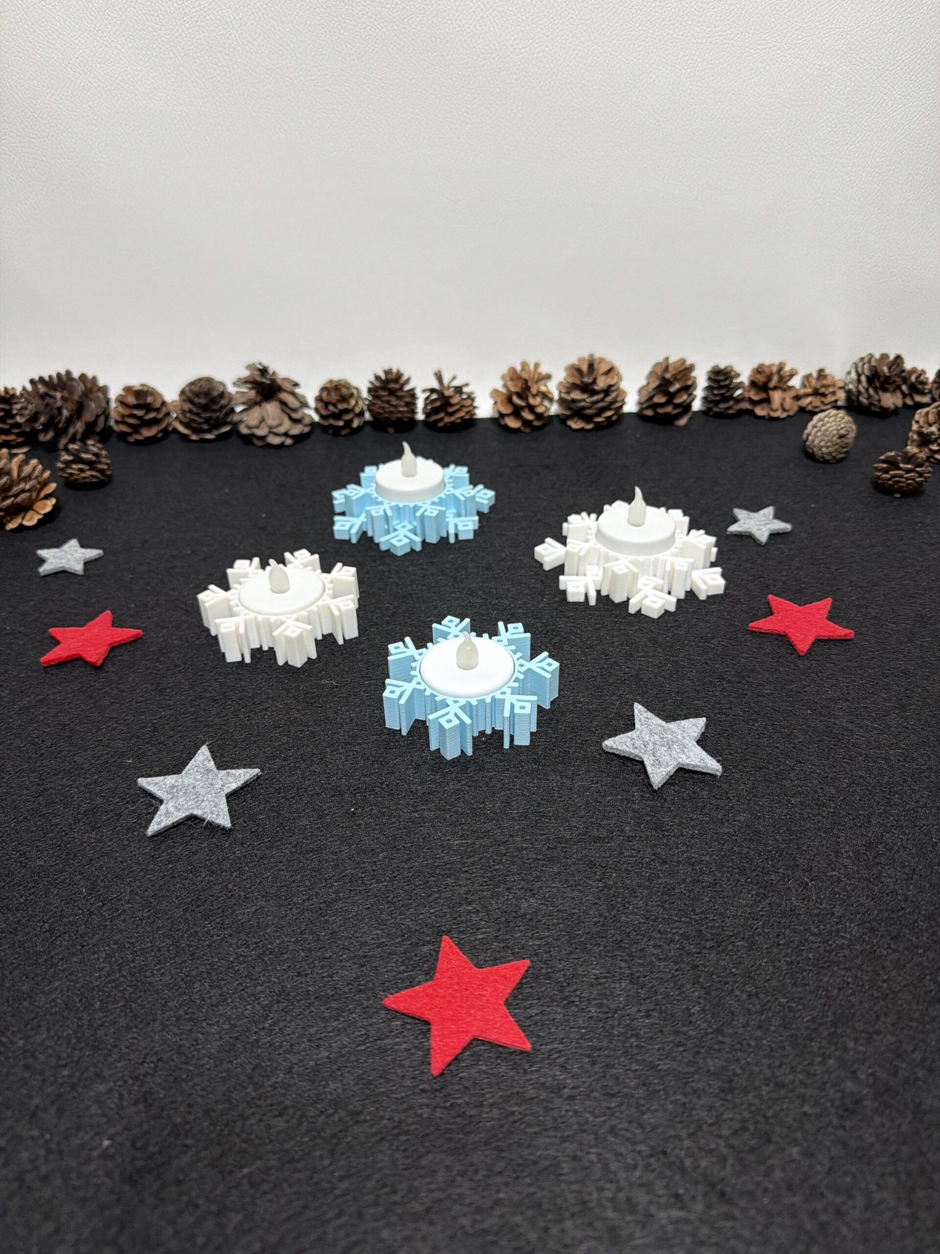 Teelichthalter „Schneeflocke“ 2er-Set - vers. Ausführungen – Bild 9