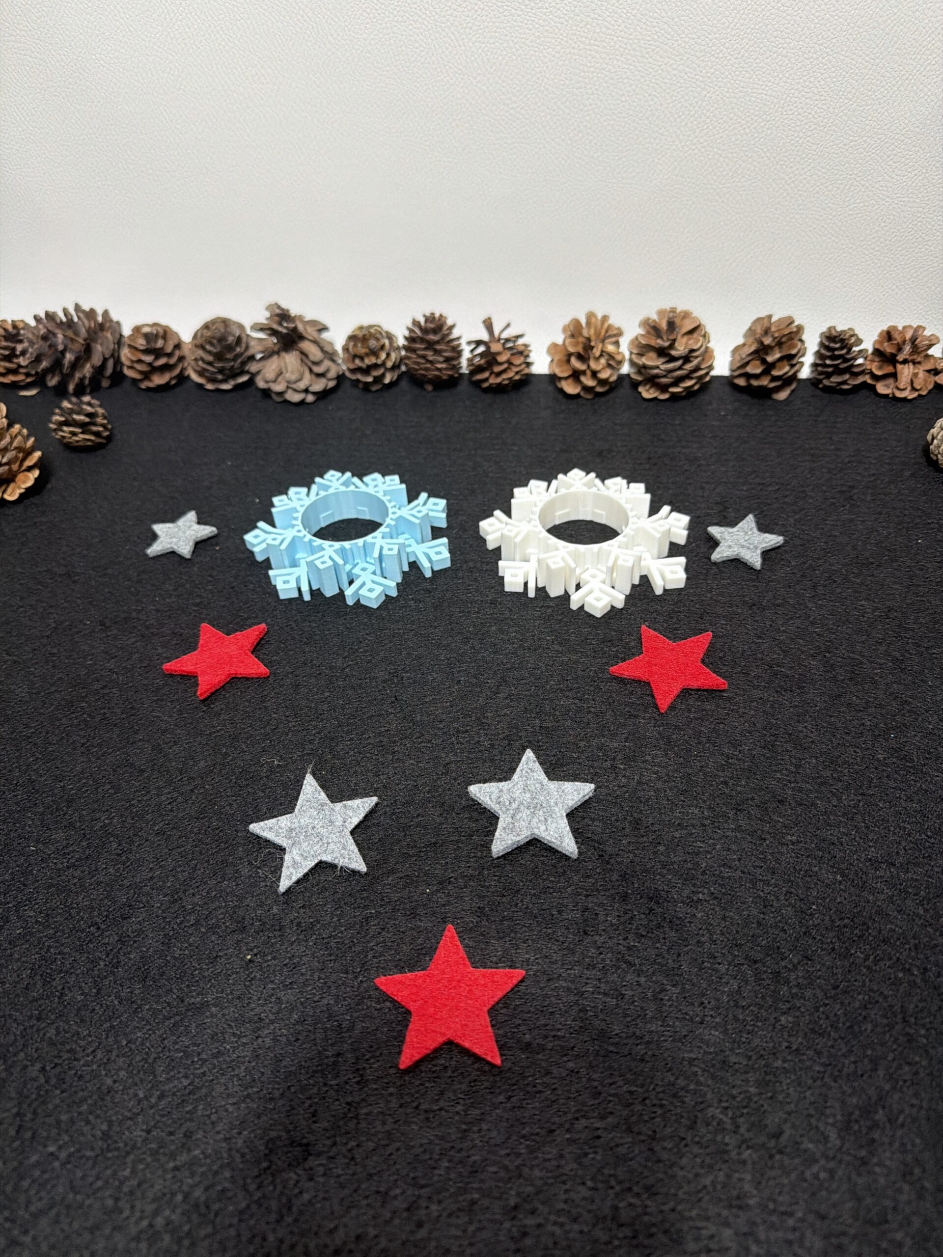 Teelichthalter „Schneeflocke“ Variante 1 - vers. Ausführungen – Bild 9