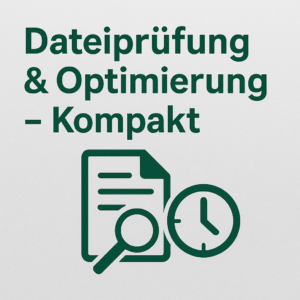 Dateiprüfung & Optimierung – Kompakt (STL-Service, bis 30 Min)