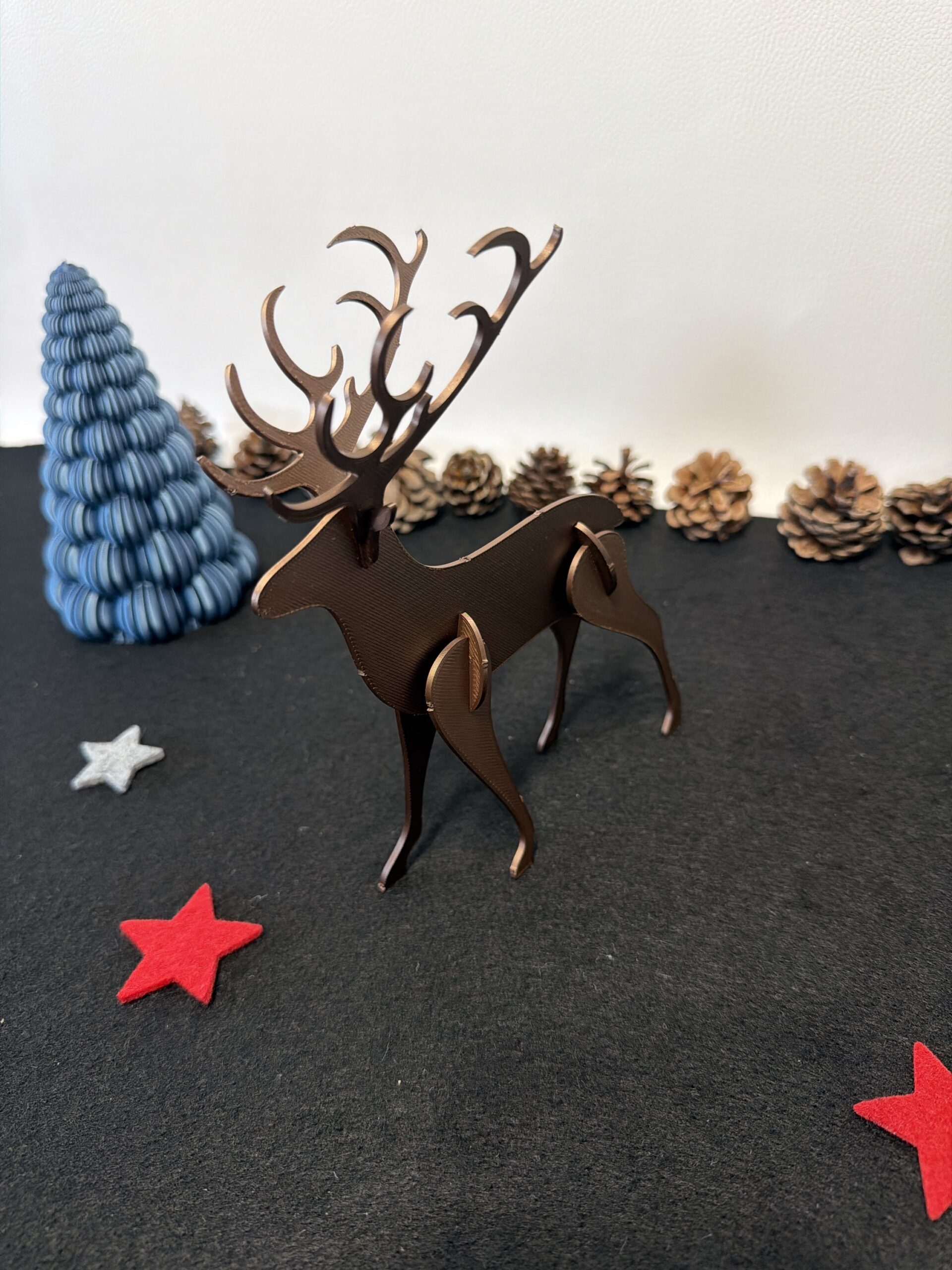 Weihnachtshirsch zum Zusammenstecken – Bild 6