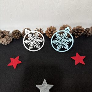 Weihnachtsanhänger „Filigrane Schneeflocke“