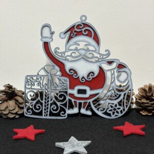 Weihnachtsanhänger „Santa“