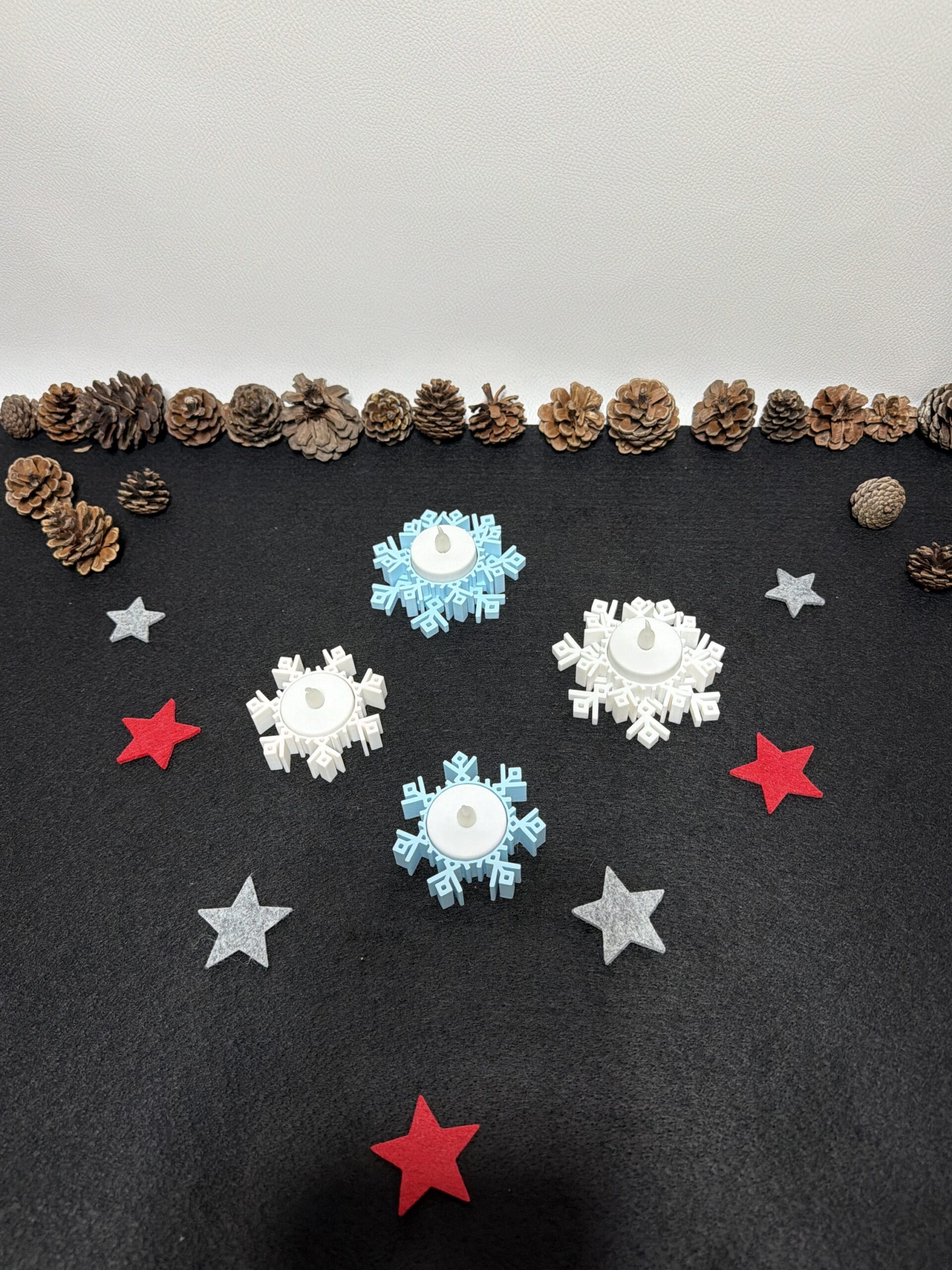 Teelichthalter „Schneeflocke“ 2er-Set - vers. Ausführungen – Bild 8