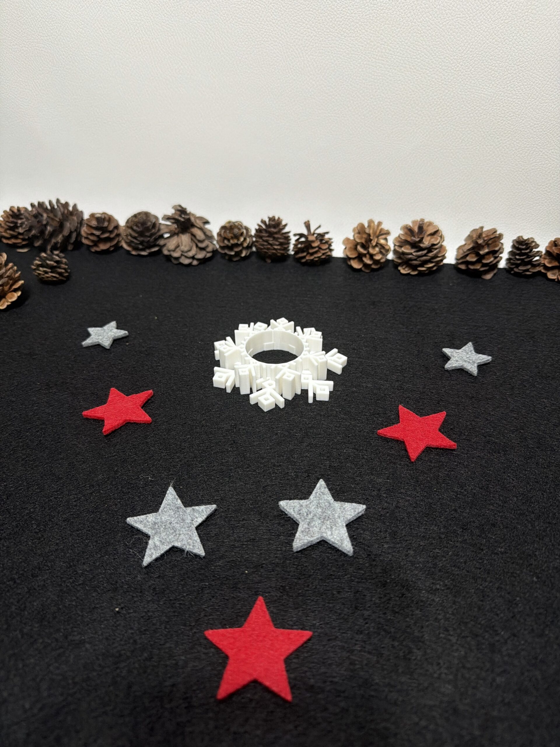 Teelichthalter „Schneeflocke“ Variante 1 - vers. Ausführungen – Bild 8