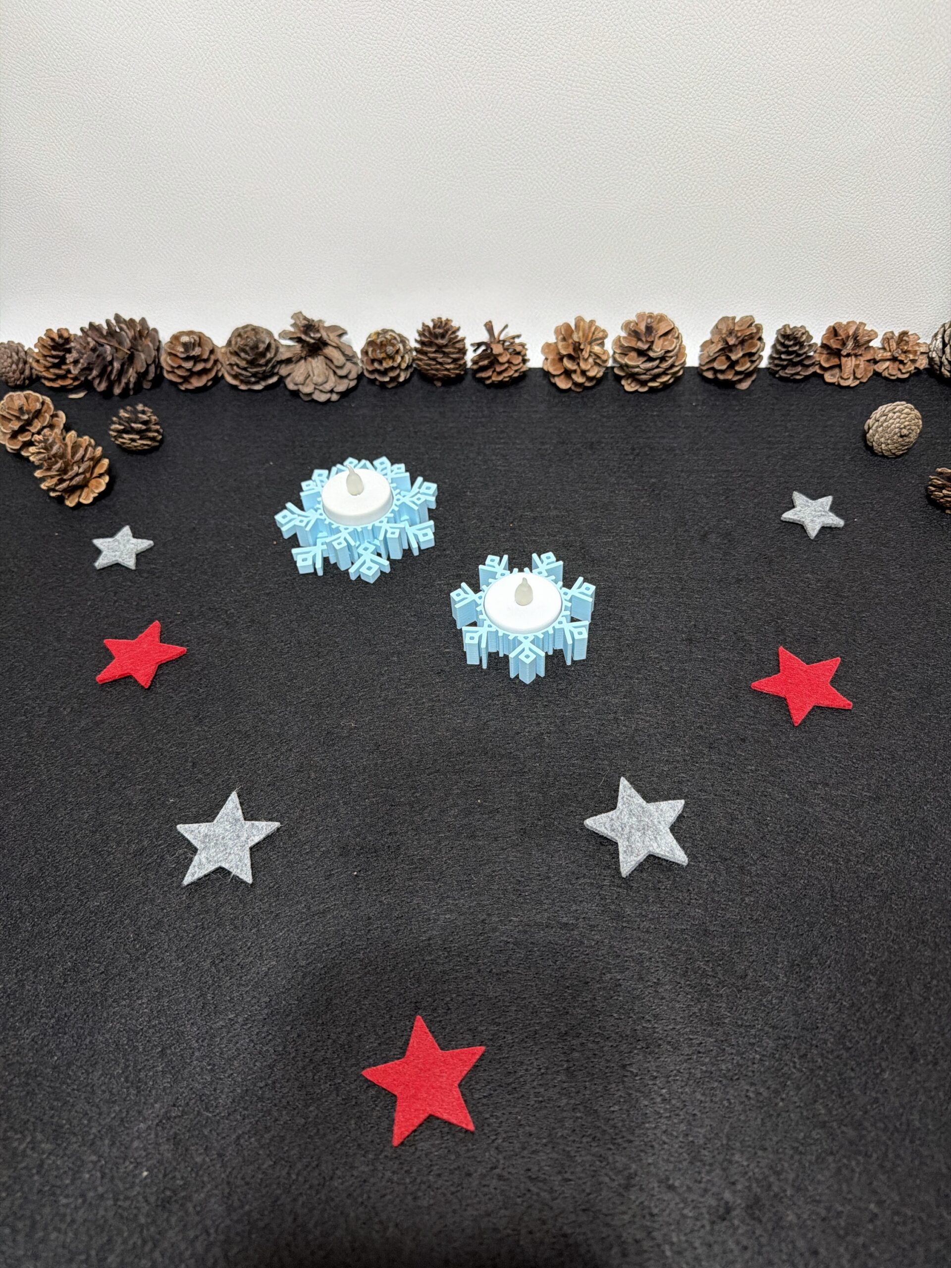 Teelichthalter „Schneeflocke“ 2er-Set - vers. Ausführungen – Bild 4