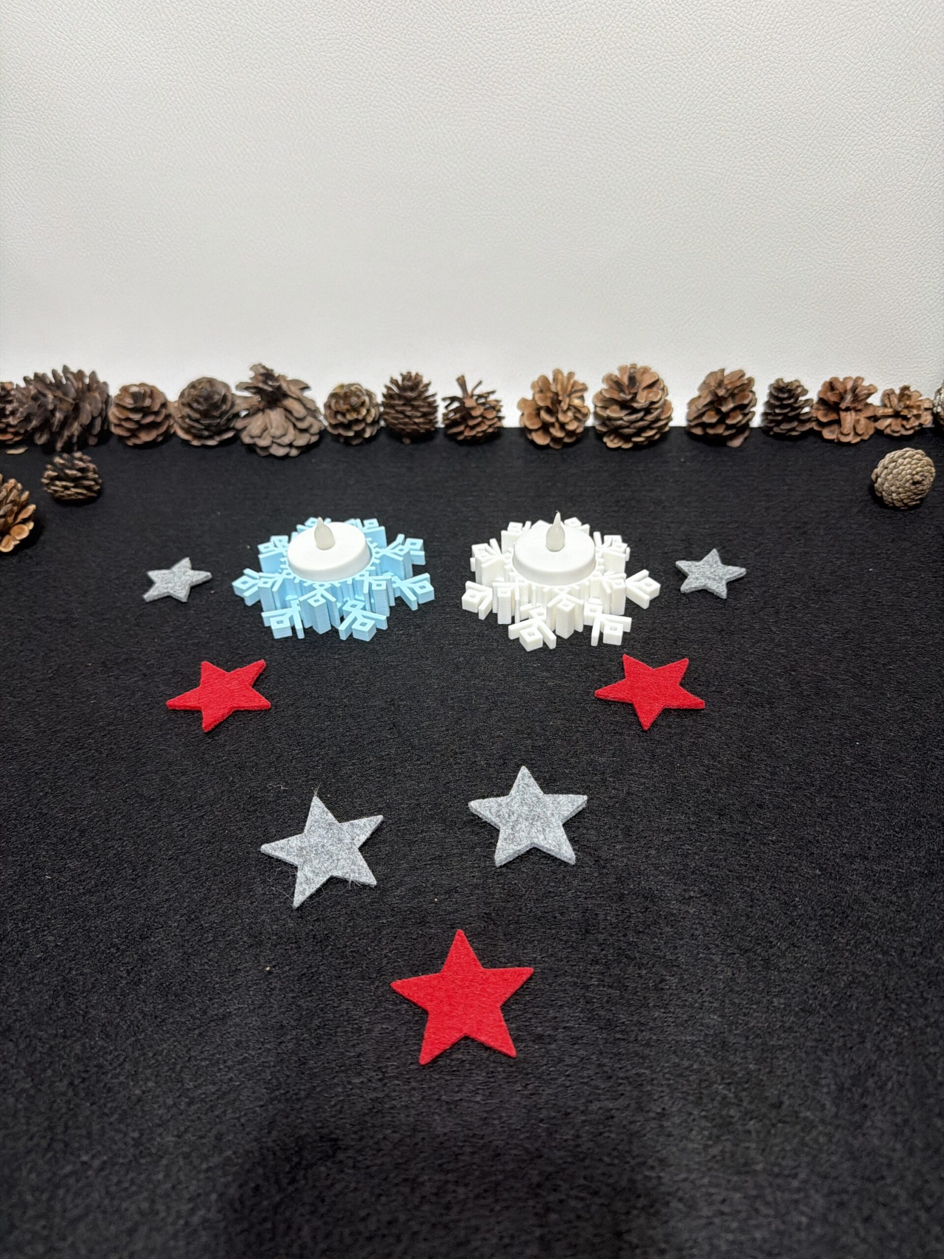 Teelichthalter „Schneeflocke“ Variante 1 - vers. Ausführungen – Bild 6