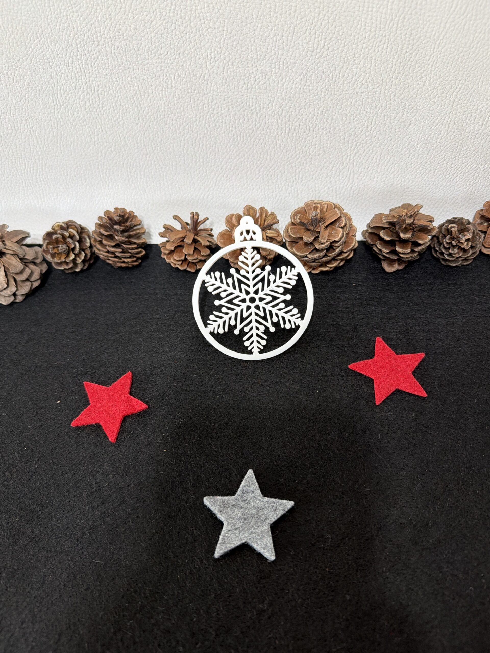 Weihnachtsanhänger „Filigrane Schneeflocke“ – Bild 3