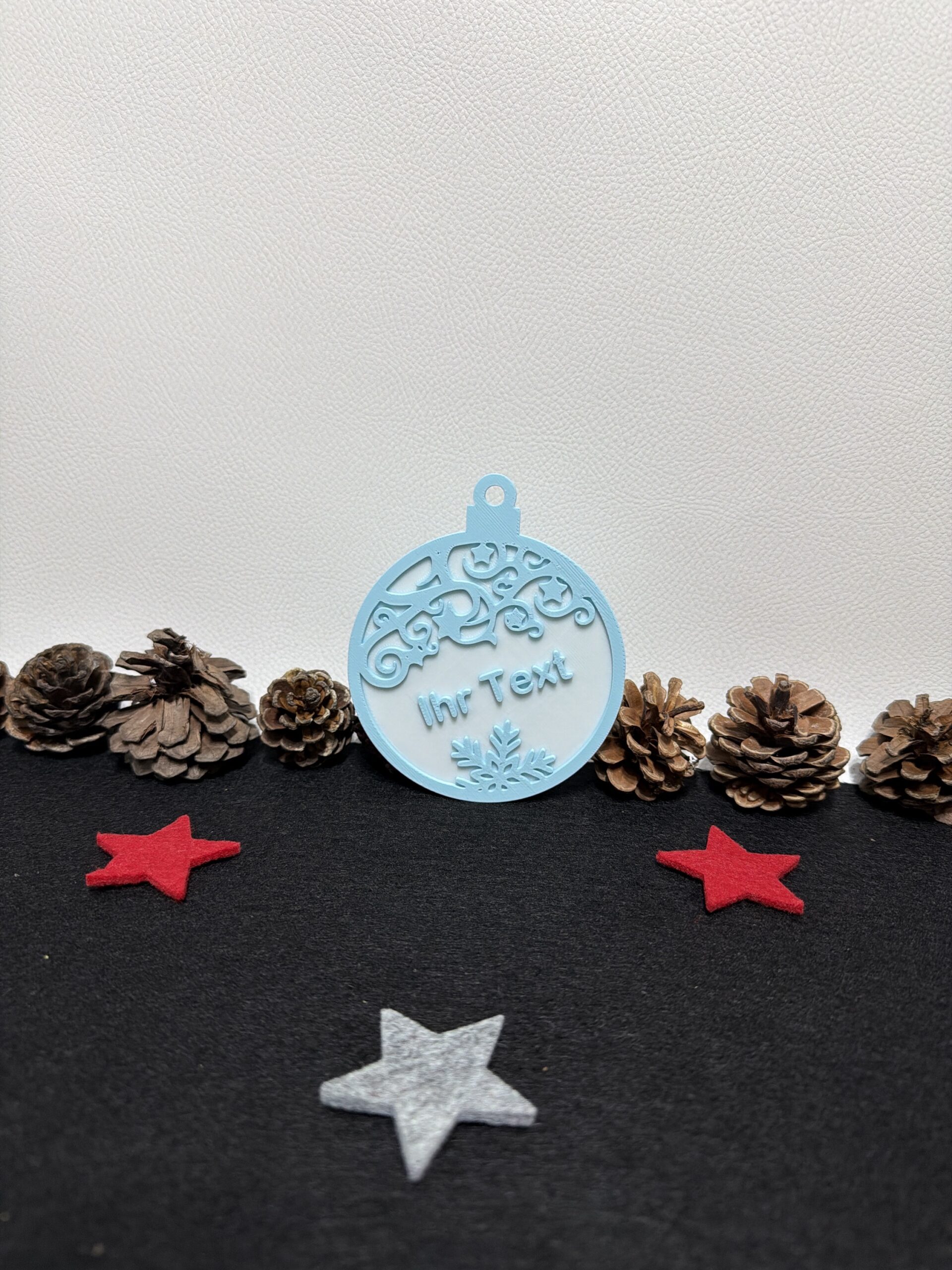 Personalisierter Weihnachtsbaum Anhänger