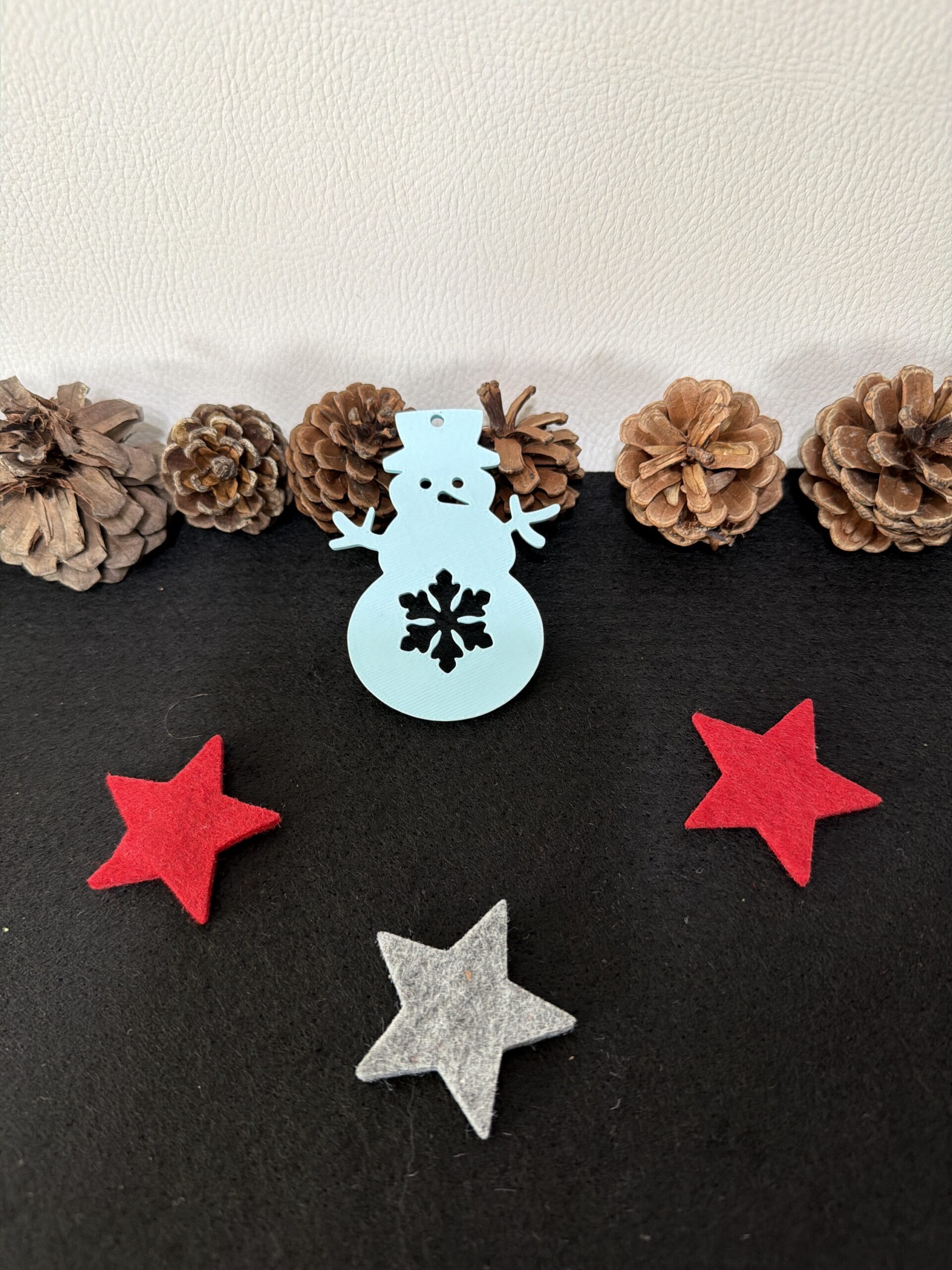 Weihnachtsanhänger „Schneemann“ – Bild 3