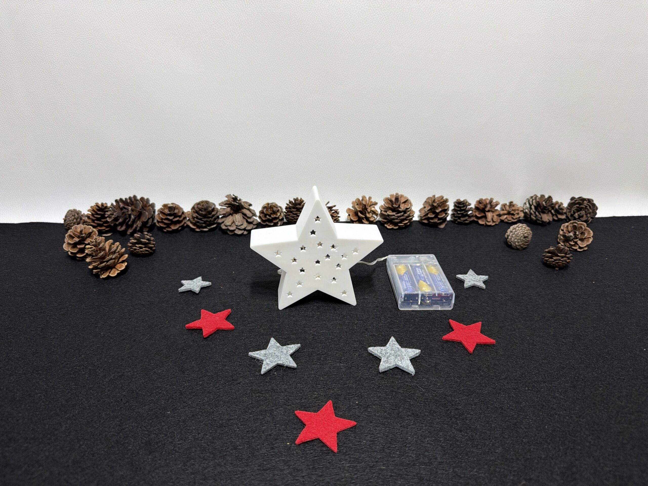 moderne Weihnachtssterne - vers. Ausführungen ohne / mit Beleuchtung – Bild 4