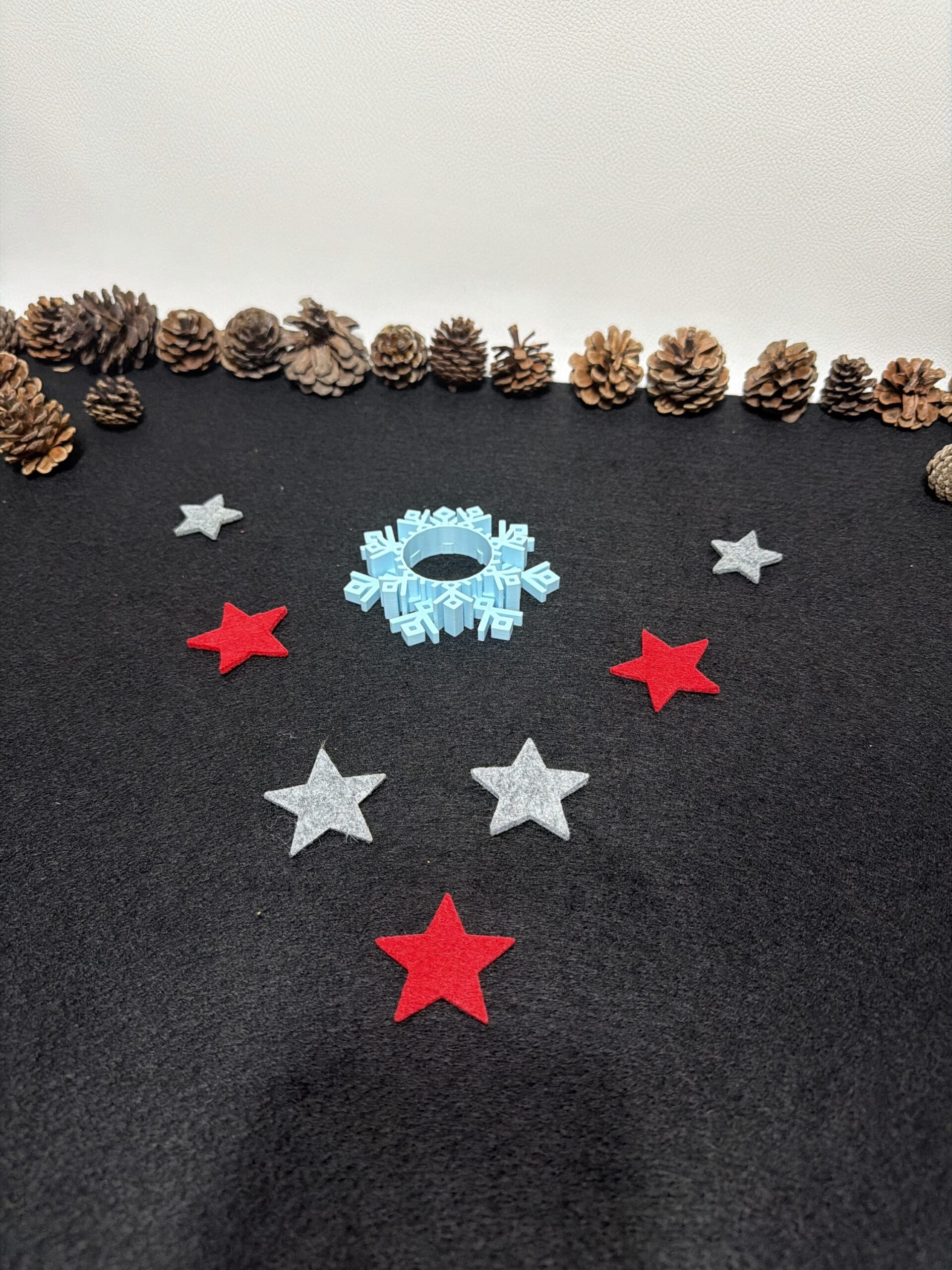 Teelichthalter „Schneeflocke“ Variante 1 - vers. Ausführungen – Bild 7