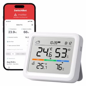 SwitchBot Meter Pro Wetterstation Thermometer Hygrometer weiß