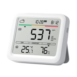 SwitchBot Meter Pro CO2 Messgerät Wetterstation Thermometer Hygrometer weiß