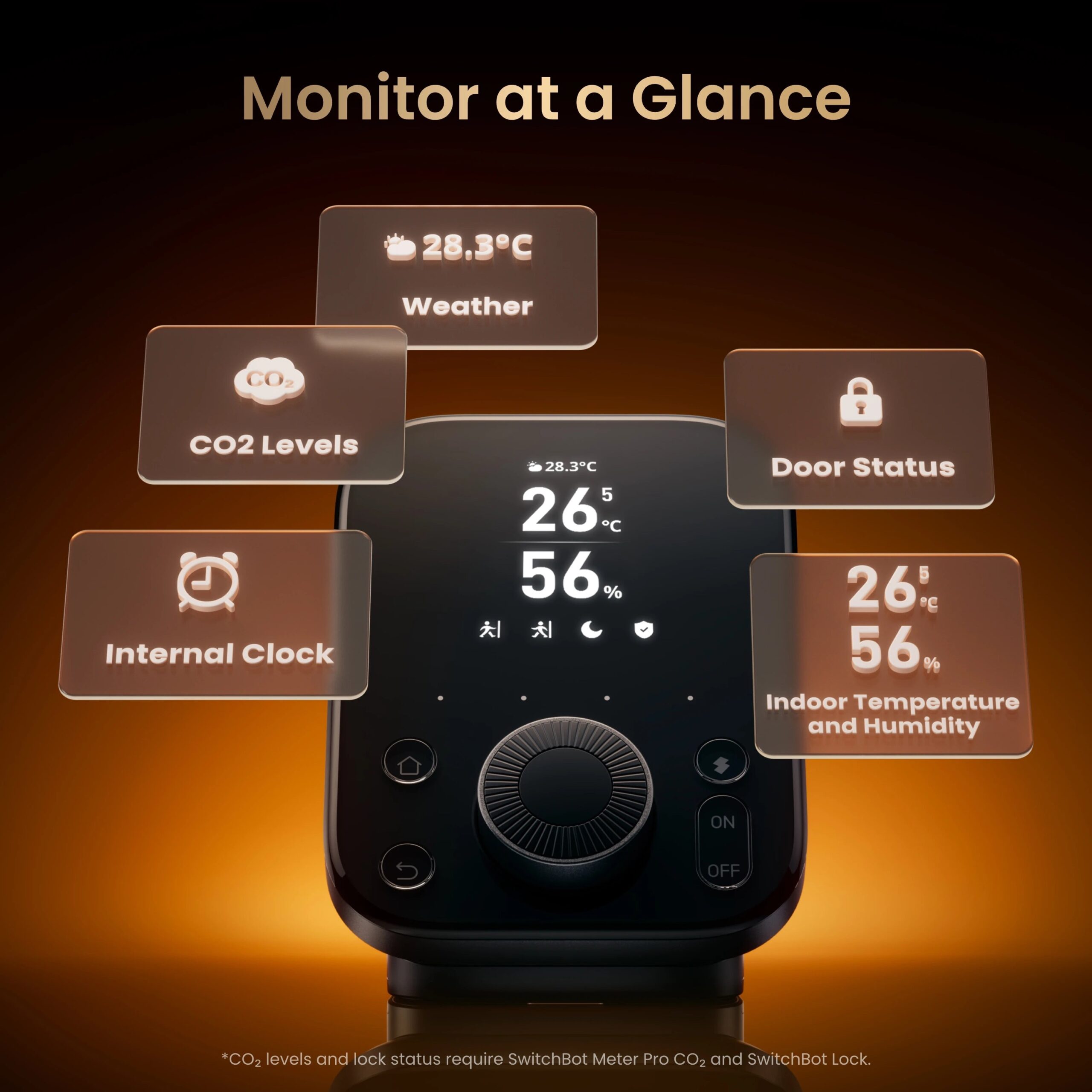SwitchBot Hub 3 WLAN Thermometer & Hygrometer schwarz – Bild 6
