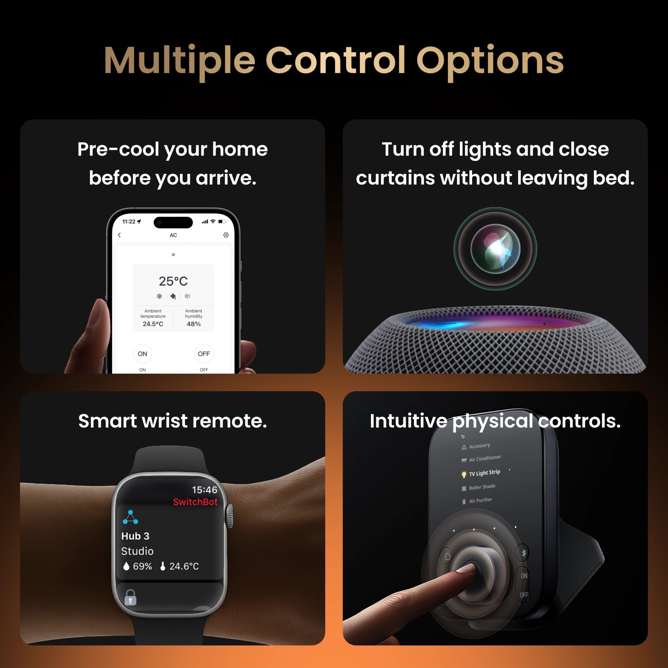 SwitchBot Hub 3 WLAN Thermometer & Hygrometer schwarz – Bild 9