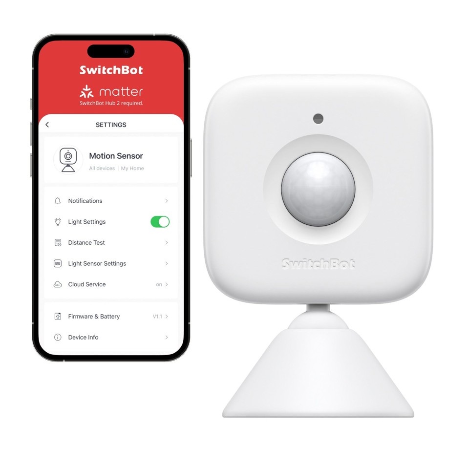 SwitchBot Motion Sensor Smarter Bewegungsmelder weiß – Bild 2