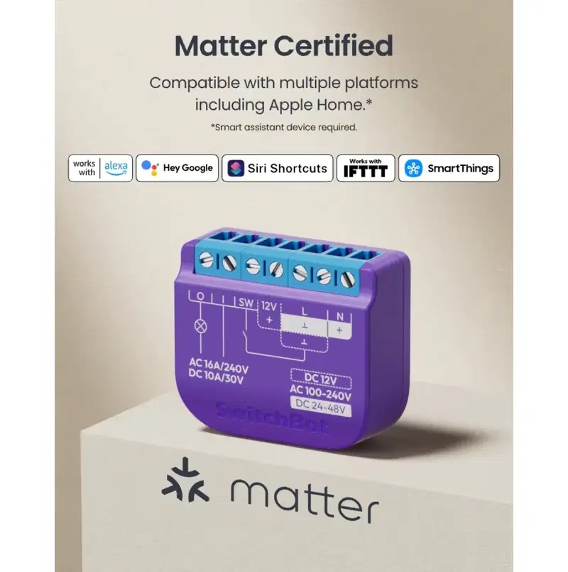 SwitchBot Relay Switch 1 Relais Schaltmodul – Bild 3