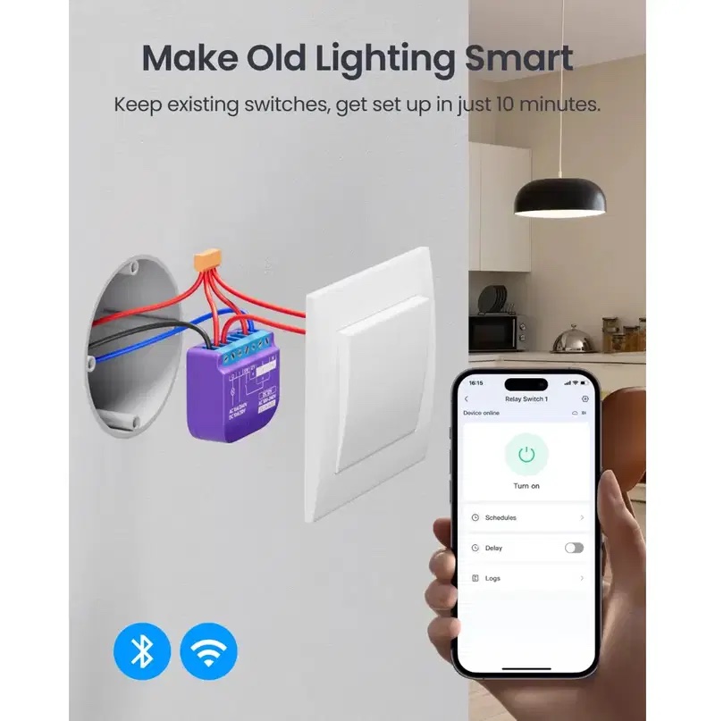 SwitchBot Relay Switch 1 Relais Schaltmodul – Bild 5