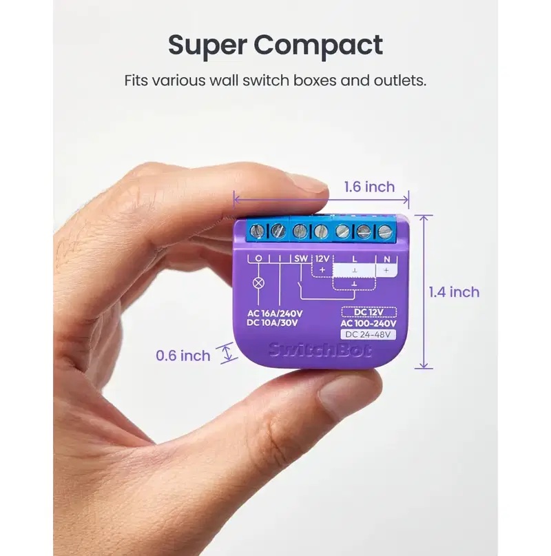 SwitchBot Relay Switch 1 Relais Schaltmodul – Bild 8