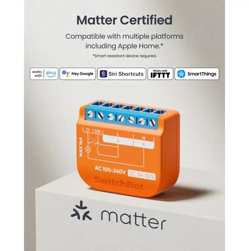 SwitchBot Relay Switch 1 PM Relais Schaltmodul – Bild 4