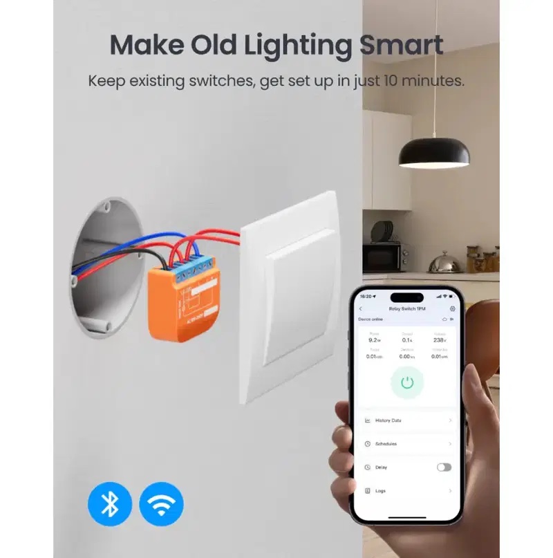 SwitchBot Relay Switch 1 PM Relais Schaltmodul – Bild 6